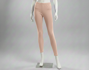 Leggings noirs unis taille haute pour femmes, coupe slim, longueur cheville, pour usage quotidien - Product Image 5