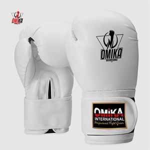Professional-grade boxing <b>gloves</b> featuring customizable logo options. Constructed with lightweight, breathable PU/<b>PVC</b>/leather - Product Image 2