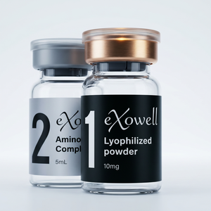 EXOWELL Exo Skin Booster Coréen à base de plantes, Infusion Cellulaire Hydrolysée avec 250 Facteurs de Croissance Cytokines - Product Image 1