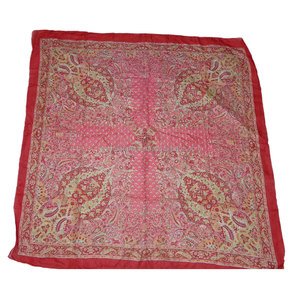 Écharpe en soie longue unie à imprimé cachemire faite à la main pour l'été, accessoire féminin, design de logo personnalisé, impression numérique, élégante - Product Image 5