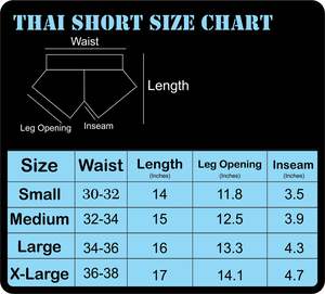 กางเกงมวยไทยสั่งทำโลโก้ได้ 男女兼用 ผ้าโพลีเอสเตอร์ 100% น้ำหนักเบา ทนทาน แห้งเร็ว สำหรับผู้ใหญ่ ใช้สำหรับศิลปะการต่อสู้ MMA มวยสากล - Product Image 5
