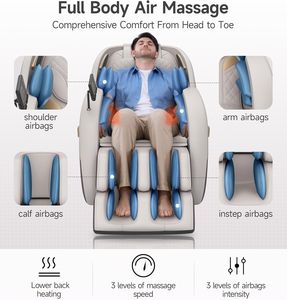 Sillón de Masaje Inteligente de Alta Gama con Riel Guía SL, Sillón Eléctrico Multifuncional para Oficina y Hogar con Función de Amasamiento - Product Image 5