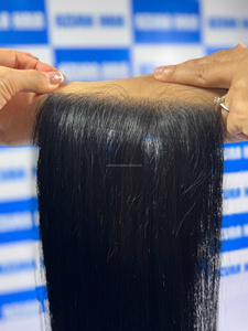 วิกผมแท้ 100% เกรดพรีเมียม คุณภาพสูงสุด แบบฟูลเลซ HD Closure/Frontal ทรงผมตรงยาว  พร้อมเชือกผูกแบบใส - Product Image 2
