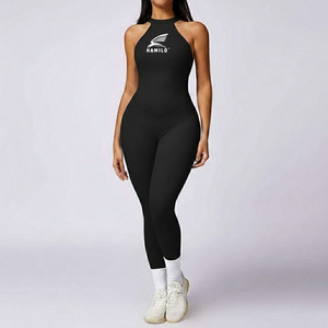 New Arrival High Waist Quick Dry Yoga <b>Leggings</b> for <b>Womens</b> Solid <b>Pattern</b> with Elastic Waist Closure Customizable OME Service Pant - Product Image 2