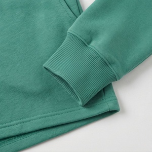 Ensemble 2 pièces en polaire pour femme : sweat à capuche et short, couleur unie, décontracté, au-dessus du genou, fermeture éclair avant, taille à cordon, coupe droite, printemps-été - Product Image 6