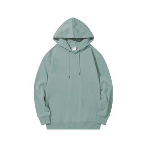 เสื้อฮู้ดผู้ชายแบบสวมหัว สีพื้น ผ้าระบายอากาศ ผ้าฟลีซ 100% ผ้าฝ้าย แขนปกติ เสื้อฮู้ดแบบ unisex - Product Image 3