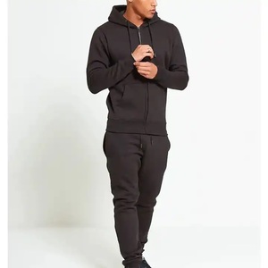 Ensemble de survêtement polaire 2 pièces pour homme, coupe oversize, à capuche, broderie numérique, pour le jogging et le sport – Collection Hiver Streetwear - Product Image 1