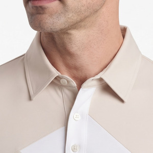 Camiseta de entrenamiento de golf para hombre, ropa deportiva de golf para hombre, camisa polo, camisa de golf ligera para hombre, camiseta de golf con cuello alto para hombre - Product Image 5
