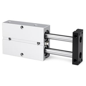 Cilindro Neumático de Doble Eje, Actuador de Impacto de Doble Acción, Cuerpo de Aluminio, Componente de Automatización Industrial, Brochado CNC - Product Image 2