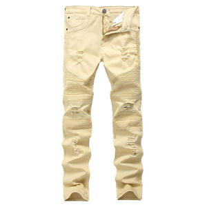 Jeans de Hombre de Lujo 2026, Lavados, Rectos, Ecológicos, 100% Algodón, Ligeros, Cómodos, Transpirables, Denim Premium, OEM Personalizado - Product Image 2