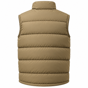 Custom <b>Men</b> Puffer <b>Vest</b> Sleeveless Quilted Jacket OEM ODM <b>Winter</b> Warm Apparel Wholesale premium <b>winter</b> outdoor quality style - Product Image 2