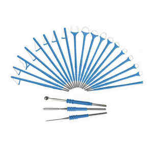 Ensemble d'instruments électrochirurgicaux EUS réutilisables avec revêtement antiadhésif pour des procédures chirurgicales de précision avancées - Product Image 1