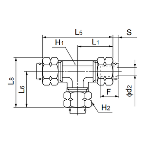 NITTA Quick Seal Fitting UT4N4X3 Conductos y accesorios - Product Image 1