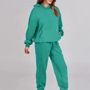 Wholesale Women's Tracksuit Sportswear Jogger Casual Streetwear Pullover <b>Lounge</b> Wear Sweat Suits Slim Fit Women's <b>Sets</b> - Product Image 2