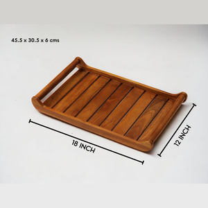 Bandeja de Madera Artesanal con Acabado Premium, Diseñada para Hoteles, Restaurantes, Hogares, Mesas de Centro, Venta al por Mayor - Product Image 3