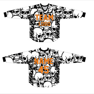 Camiseta de Paintball Personalizada con Logotipo de Equipo, Nombre y Número, Uniforme de Paintball Sublimado de Manga Larga para Hombre y Mujer - Product Image 1