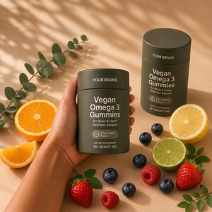 Gomitas Veganas Omega 3 de Marca Privada OEM para el Apoyo al Bienestar del Cerebro y el Corazón - Product Image 2