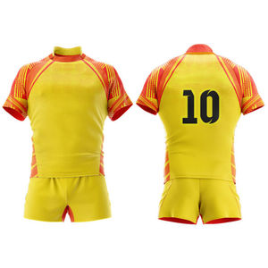 Tenues de rugby pour hommes les plus vendues et tendance, respirantes, à séchage rapide, écologiques, 100 % polyester, durables, pour usage professionnel - Product Image 6