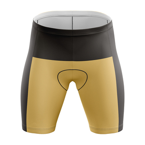 Conjunto de Jersey y Pantalones Cortos de Ciclismo para Hombre Petrel Intl, Color Dorado y Negro, Bloques de Color, Transpirable, Spandex/Poliéster 220g, Ropa para Bicicleta de Carretera - Product Image 4