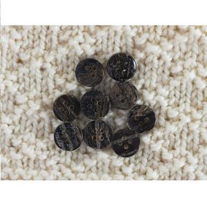 Bouton en résine de corne de buffle, fait main, durable, rond, pour couture, art et collection, best-seller - Product Image 4