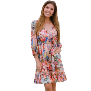 Vestido Mini Estampado para Mujer, Elegante, para Uso Diario - Product Image 1