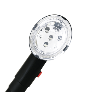 Bastón de Senderismo Plegable de 5 Niveles de Altura Ajustable con Luz LED y Alarma para Actividades al Aire Libre - Product Image 3