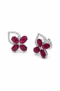 Pendientes de Plata de Ley con Rodio y Diamantes de Imitación para Regalo de Boda o Compromiso KLST-30197 - Product Image 2