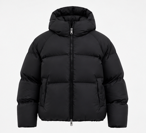 Fabricant de vestes matelassées surdimensionnées personnalisées |   Veste d'hiver matelassée à capuche pour homme |   Vêtements d'extérieur streetwear OEM/ODM - Product Image 6