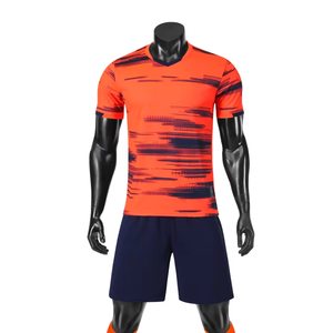 ชุดเสื้อฟุตบอลชุดฝึกเสื้อเจอร์ซีย์ฟุตบอลแบบออกแบบได้ตามต้องการ - Product Image 1