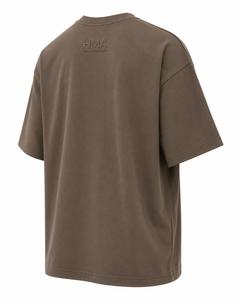 Camiseta Personalizada para Hombre, Cuello Redondo, Manga Corta, Estilo Casual, Mezcla de Algodón Grueso, con Logotipo Impreso en la Parte Delantera, MOQ Bajo - Product Image 5