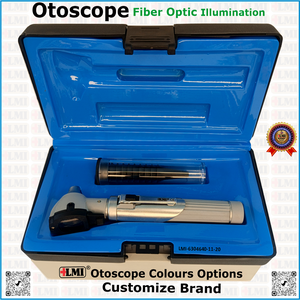 Set de Otoscopio de Fibra Óptica Gris de la Mejor Calidad, Manual, para Uso Médico Profesional, Gran Venta - Product Image 5