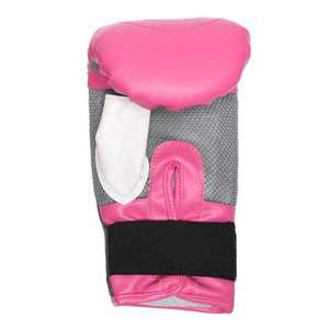 Gants d'entraînement de boxe en cuir rose avec fermeture éclair complète au poignet, respirants, unisexes, design à doigts complets, protection UV WARPRO INDUSTRY - Product Image 3