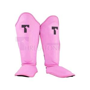 Protège-tibias en cuir confortable avec protection en mousse EVA souple pour le sport - Léger et écologique, coussinets de confort supplémentaires - Product Image 3