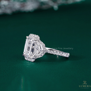 แหวนเพชรทรงกลมสี D-E ประดับเพชรเม็ดเดี่ยวทองคำแท้ 18k หรูหรา ได้รับการรับรอง แหวนหมั้นแบบปรับแต่งได้ เครื่องประดับชั้นดี - Product Image 1