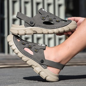 Sandalias Casuales de Hombre de Doble Uso, Verano 2026, Cosidas a Mano, Parte Superior Transpirable, Zuecos Deportivos de Playa, Antideslizantes para Uso Diario al Aire Libre - Product Image 4