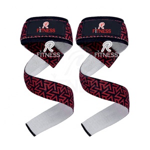Sangles de musculation en coton de haute qualité avec logo personnalisé, camouflage, pour la musculation, l'entraînement en salle de sport, sangle antidérapante - Product Image 1