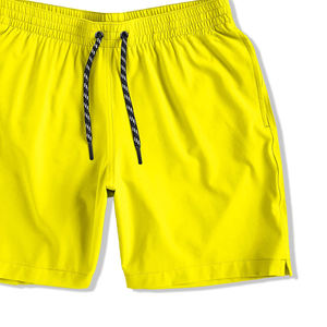 Custom Men's Soccer Training Shorts Casual <b>Canvas</b> Knitted Fabric with Side Piping Adjustable Drawstring for <b>Football</b> Workout - Product Image 3