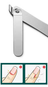 Kit de Cuidado de Uñas de Acero Inoxidable de Alta Calidad, Juego de Manicura y Pedicura, Cortaúñas para Dedos de Manos y Pies, Regalo de Viaje ZARNAB - Product Image 4