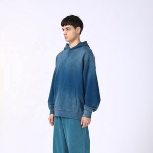 Nuevos Conjuntos Deportivos Unisex de Moda, 100% Algodón, Tallas Grandes, Estilo Vintage Desgastado por el Sol, Ecológicos, Transpirables, Ropa Deportiva de Invierno para Correr - Product Image 3