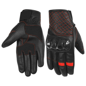 Motorcycle Motorbike Racing <b>Gloves</b> Winter Cycling Customized Logo Genuine Leather Full Finger Protection Waterproof <b>Touch</b> <b>Screen</b> - Product Image 6