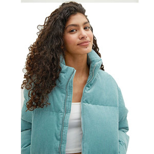 Chaqueta Acolchada Impermeable para Hombre, Chaqueta de Invierno Acolchada con Diseño de Burbujas, Chaqueta de Plumón Verde de Poliéster para Exteriores, Chaqueta Acolchada Personalizada para Hombre - Product Image 3