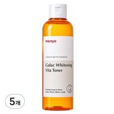 Confezione da 5 tonici viso illuminanti Manyo Factory Galac Vitamin C 210ml con sconto - Product Image 1