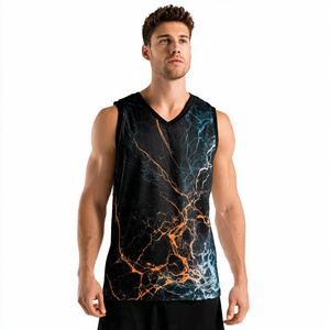 Basketball Sublimation Tank Tops Men Sportswear Sleeveless <b>Singlet</b> Top Football Sleeveless Jersey <b>Running</b> Wear Vest Workout Vest - Product Image 3