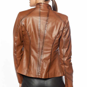 Chaquetas de Cuero para Mujer de Primera Calidad, Servicio OEM, Nuevo Diseño de Última Moda 2026, Chaquetas para Mujer - Product Image 4