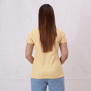 เสื้อโปโลผู้หญิงลำลอง ขายดี ดีไซน์ใหม่ รับทำโลโก้ สีพื้น ระบายอากาศได้ดี นุ่ม สบาย เสื้อโปโลผู้หญิงแบบ OEM - Product Image 5