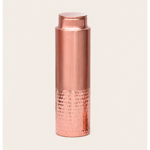 Wholesale Premium Eco-friendly Indian Copper <b>Water</b> <b>Bottle</b> with Hammered Base Direct Factory Price for <b>Bulk</b> Orders - Product Image 1