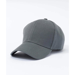 Casquette de baseball grise en sergé de coton imperméable à 6 panneaux de haute qualité avec logo personnalisé, structurée, pour hommes et femmes, idéale pour les activités de plein air - Product Image 2