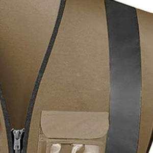 Chaleco de Seguridad Reflectante de Poliéster Impermeable de Alta Visibilidad Clase 2 para Trabajos de Construcción Unisex con Logotipo Personalizado - Product Image 3