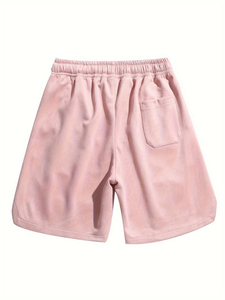New Arrivals Custom Summer Sweat <b>Shorts</b> 100% Cotton Soft Breathable Fabric Chenille Embroidery <b>Patches</b> Street Wear Casual Style - Product Image 3
