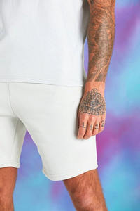 Conjunto de Camiseta y Pantalones Cortos de Algodón Oversize Vintage de Alta Calidad con Lavado Ácido, Estilo Hip Hop, para Venta al por Mayor - Product Image 2